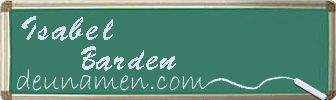 Isabel Barden Visitenkarte
